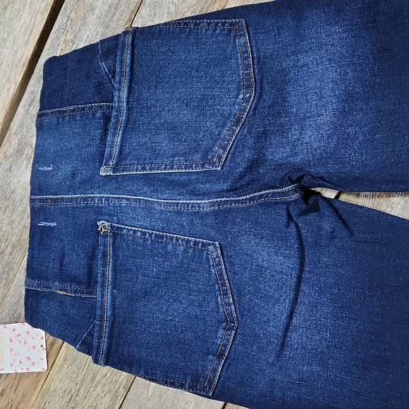 Free People We The Free "Feel Like Sunshine" Dark Wash Skinny Denim sz 24 FP1013 - Picture 11 of 14